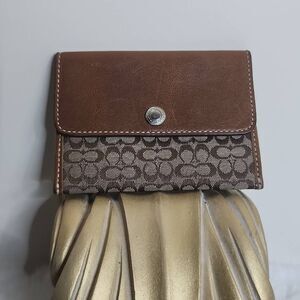 Coach Micro C Small Flap Card Wallet